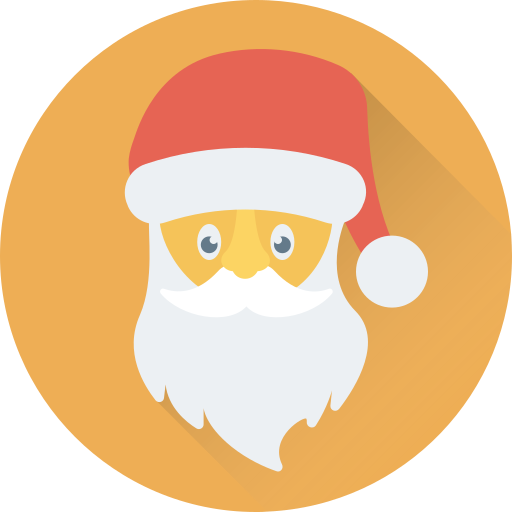 papá noel icono gratis