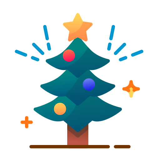 Árbol de navidad icono gratis