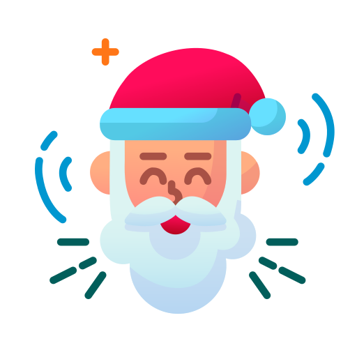 papá noel icono gratis