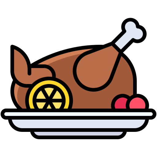 Roast chicken - Free food icons