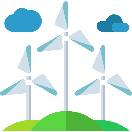 Wind power free icon