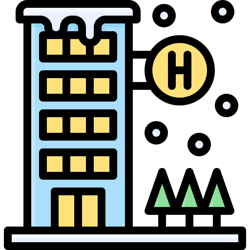 호스텔 무료 아이콘