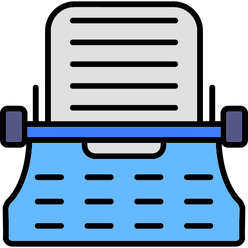 Typing free icon