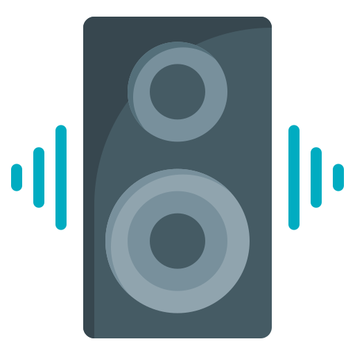 Music speaker free icon