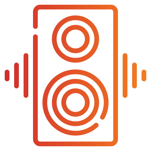 Music speaker free icon