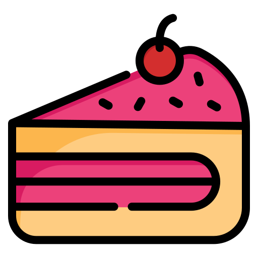 Cake Vector Illustration. Cute Simple Piece Of Cake Hand Drawn Icon, Black  Outline. Isolated. Royalty Free SVG, Cliparts, Vectors, and Stock  Illustration. Image 171513703.
