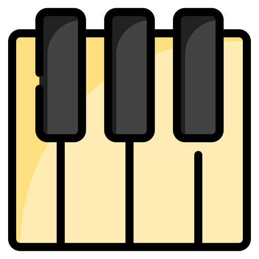 Piano Generic Outline Color icon