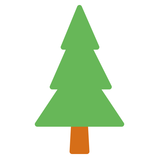 Árbol de navidad icono gratis