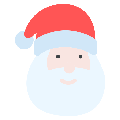 papá noel icono gratis