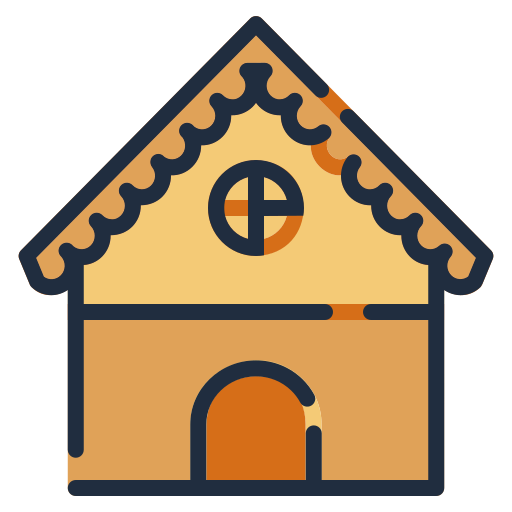 Пряничный домик бесплатно иконка Пряничный домик бесплатно иконка