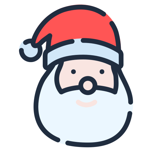 papá noel icono gratis