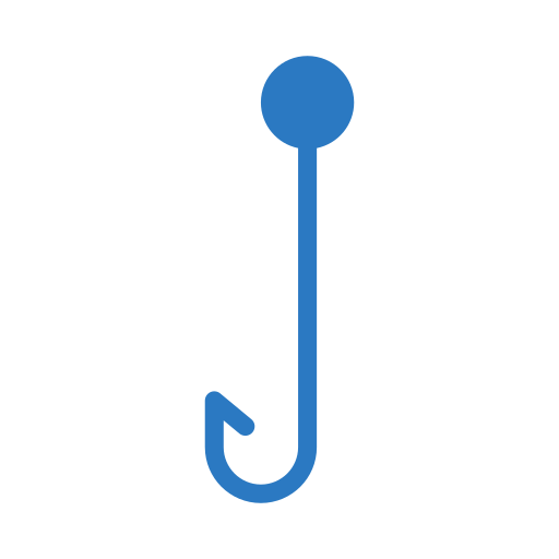 anzuelo de pesca icono gratis