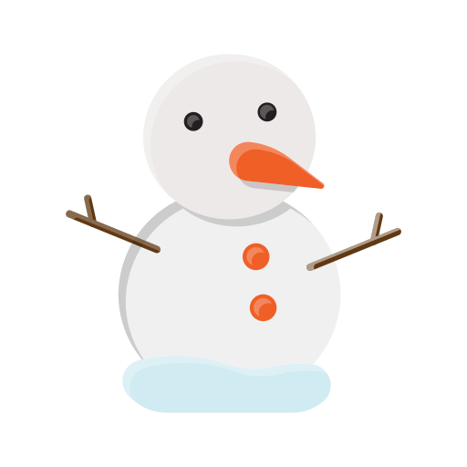 Snowman Generic Flat icon