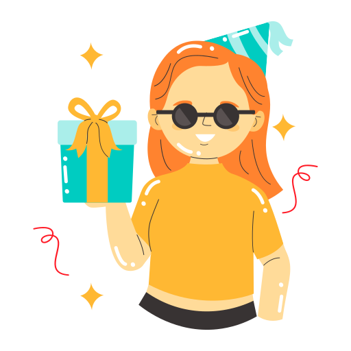 geschenk kostenlos Sticker