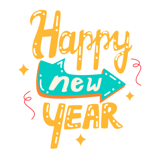 Happy New Year Stickers - Free Entertainment Stickers