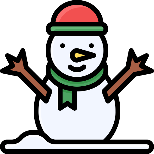 Snowman Generic Outline Color icon