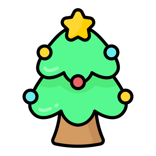 Árbol de navidad icono gratis