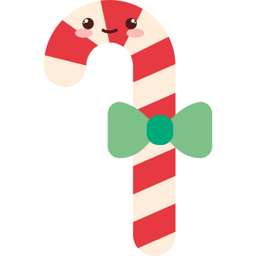 dulces navideños icono gratis