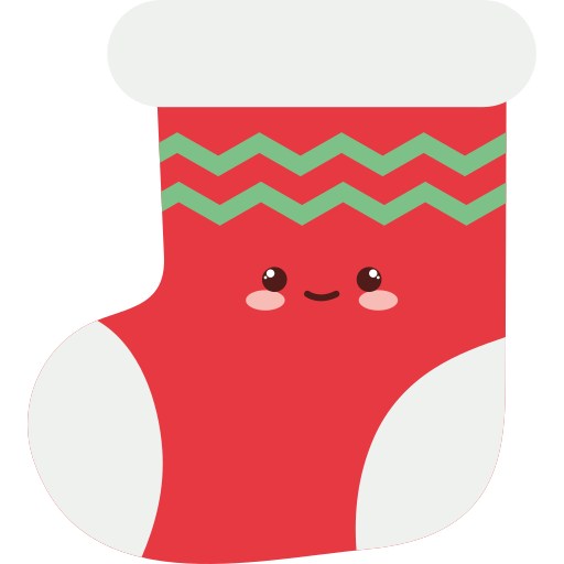 bota de santa claus icono gratis