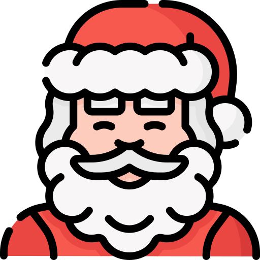 papá noel icono gratis