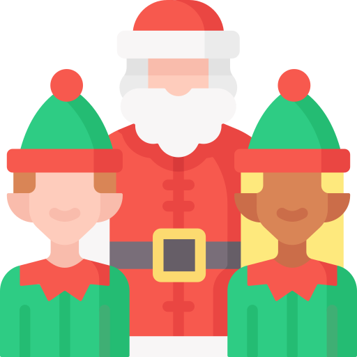 papá noel icono gratis