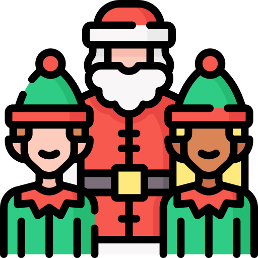 papá noel icono gratis