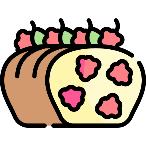 pastel de frutas icono gratis