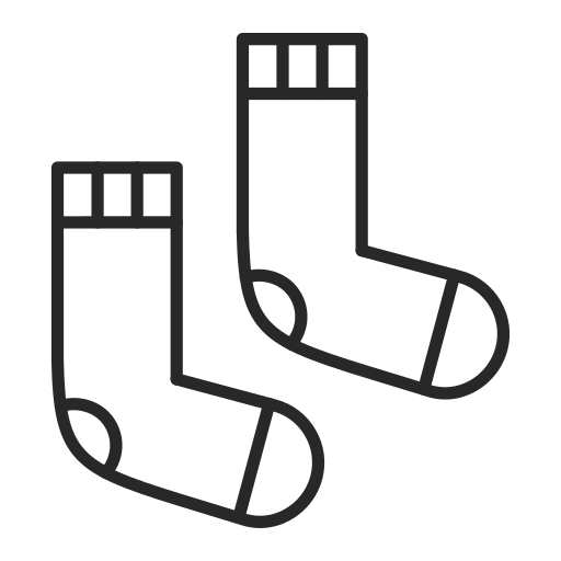 Socks Generic Detailed Outline icon