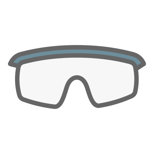 Safety glasses Generic Outline Color icon