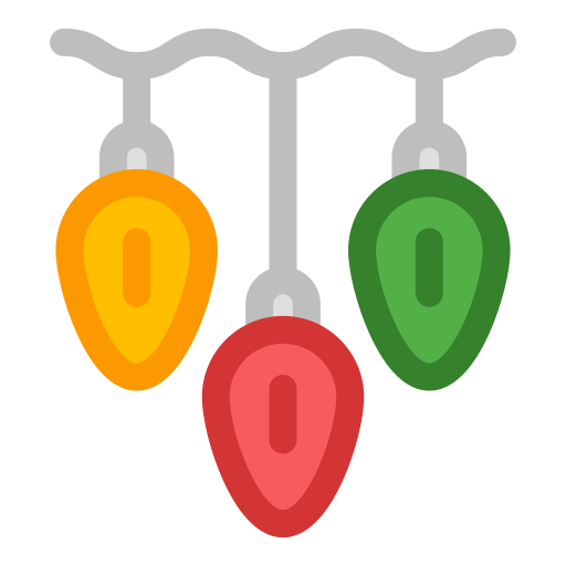 Christmas lights Generic Outline Color icon