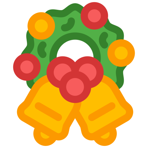 guirlande de noël Icône gratuit