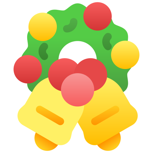 guirlande de noël Icône gratuit