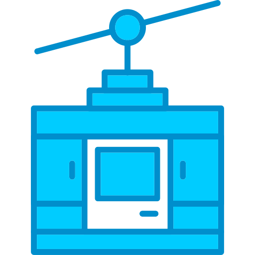 teleférico icono gratis