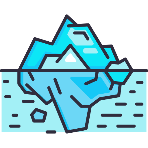 Iceberg Generic Outline Color icon