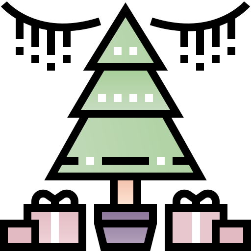 Árbol de navidad icono gratis