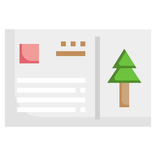 Postcard free icon Postcard free icon