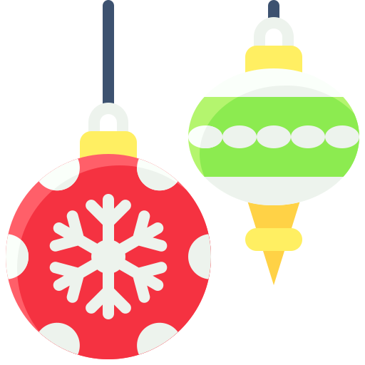 boule de noel Icône gratuit