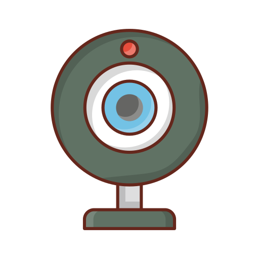 cámara web icono gratis