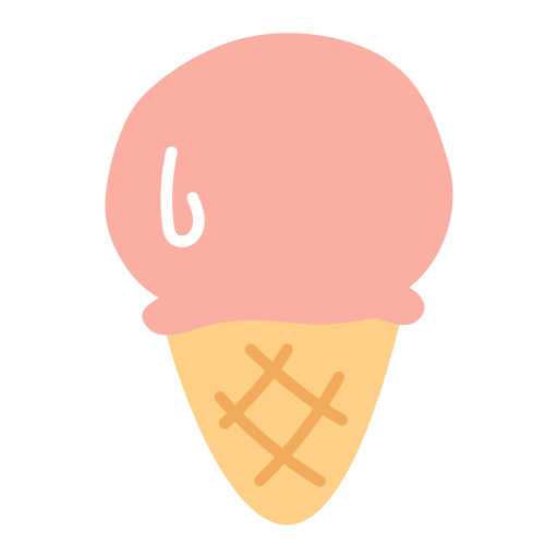 cucurucho de helado icono gratis