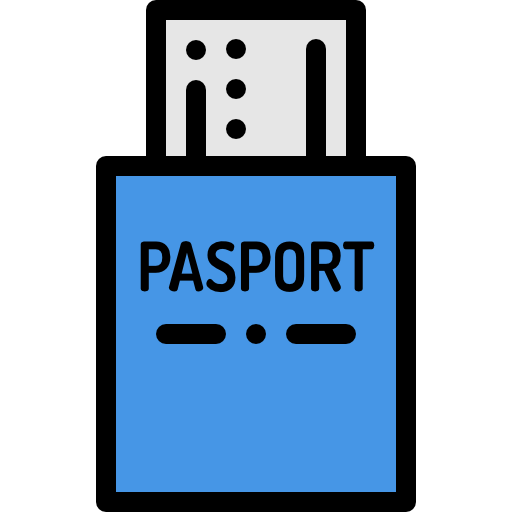 passaporte grátis ícone
