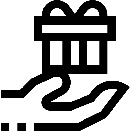 donación icono gratis