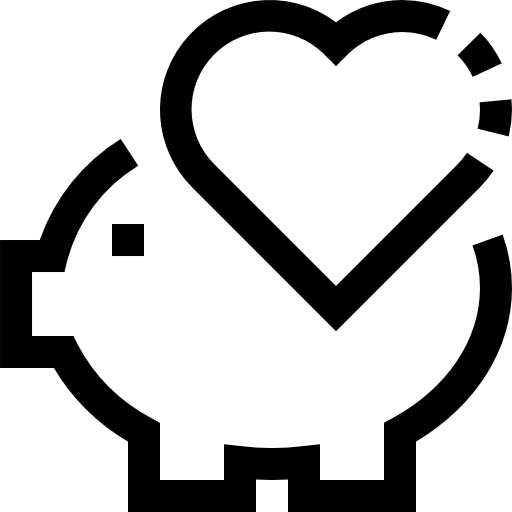 Piggy bank free icon