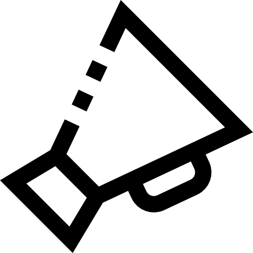 megafone grátis ícone