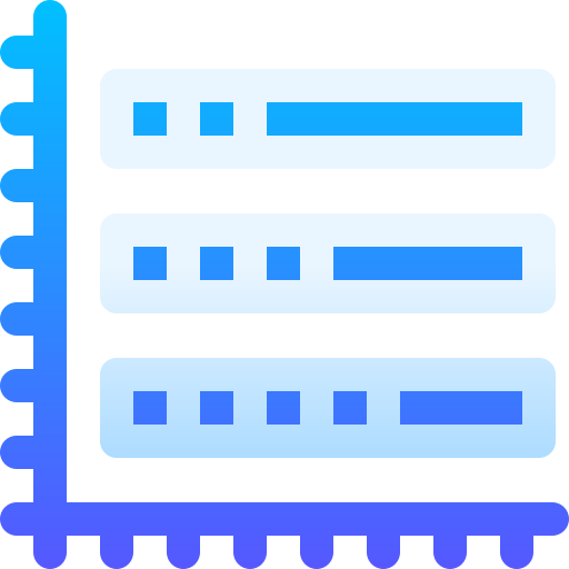 gráfico de barras icono gratis