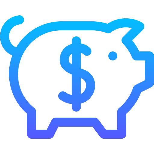Piggy bank free icon