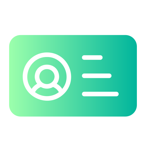 tarjeta de identificación icono gratis