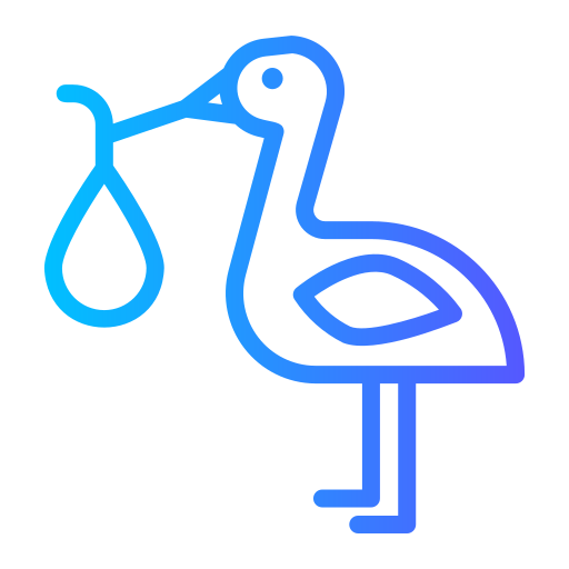 cigüeña icono gratis