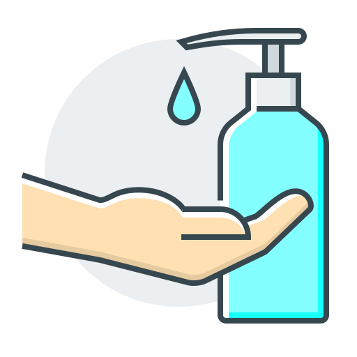 Hand sanitizer free icon Hand sanitizer free icon