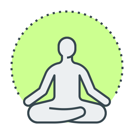 Meditation Generic Outline Color icon