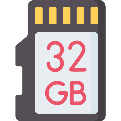 Sd memory card icon simple style Royalty Free Vector Image